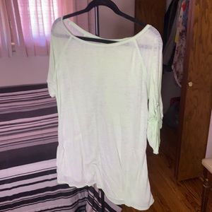 Calvin Klein green shear top